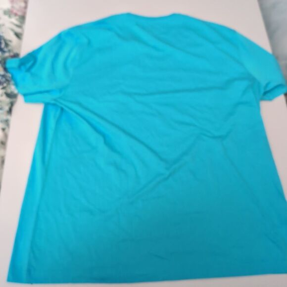 Lacoste T Shirt Men's Size 9 Pima Cotton Short Sleeve V-Neck Tee Shirt - Picture 4 of 4